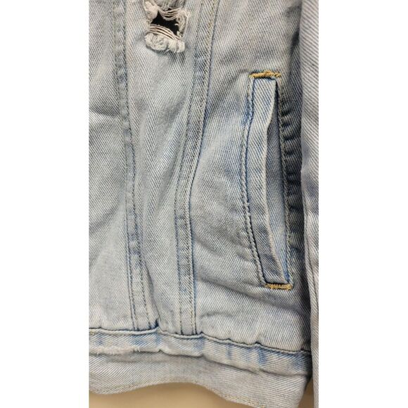 Pacsun‎ distressed denim Jacket Small - Picture 9 of 10